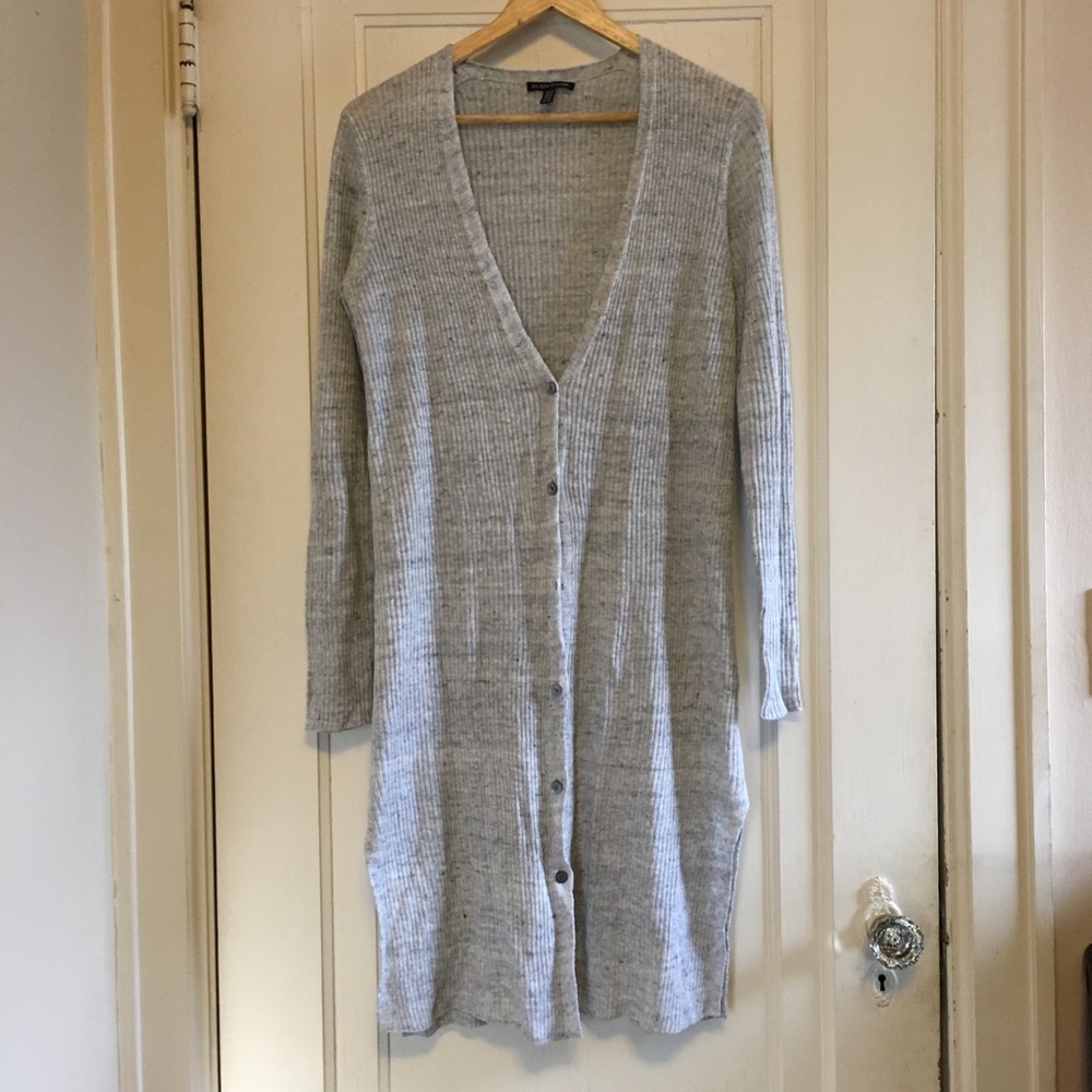 Eileen Fisher Ribbed Cardigan Duster